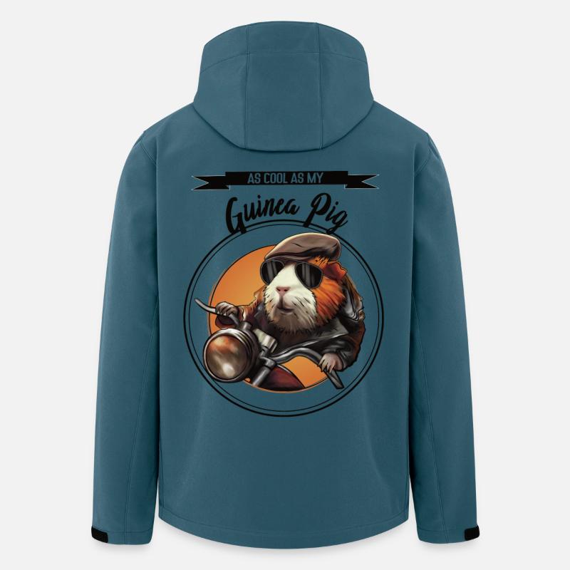 Cool guinea pig – statement design - Men’s Recycled Softshell Jacket by Stanley/Stella - stargazer