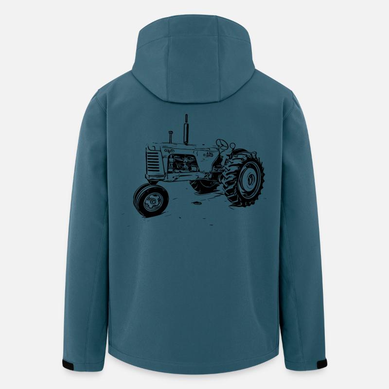 Oliver 88 Traktor - Recycelte Männer Softshell-Jacke von Stanley/Stella - Dunkles Petrol