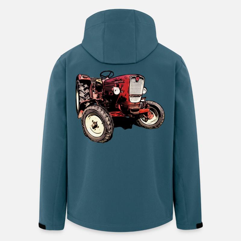 Güldner G40 Traktor - Recycelte Männer Softshell-Jacke von Stanley/Stella - Dunkles Petrol