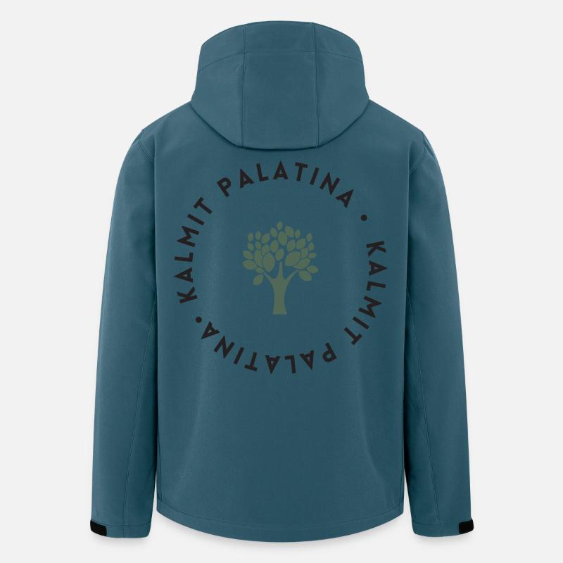 Kalmit love - Recycelte Männer Softshell-Jacke von Stanley/Stella - Dunkles Petrol