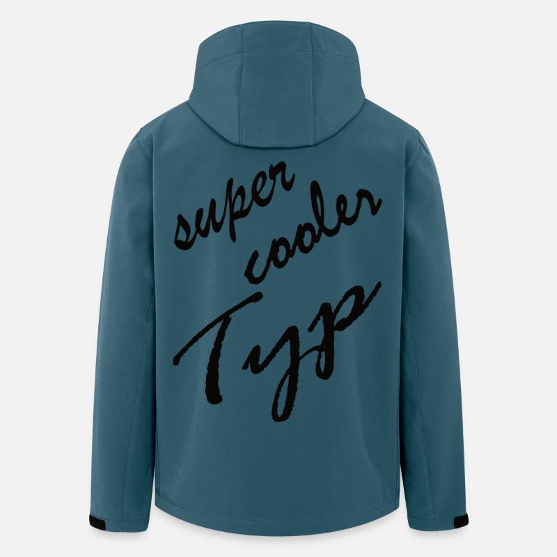 SUPER COOLER TYP - Recycelte Männer Softshell-Jacke von Stanley/Stella - Dunkles Petrol