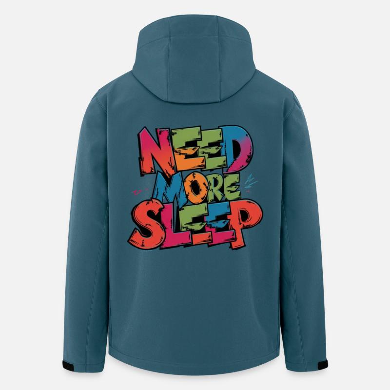 always sleeping need more sleep - Recycelte Männer Softshell-Jacke von Stanley/Stella - Dunkles Petrol