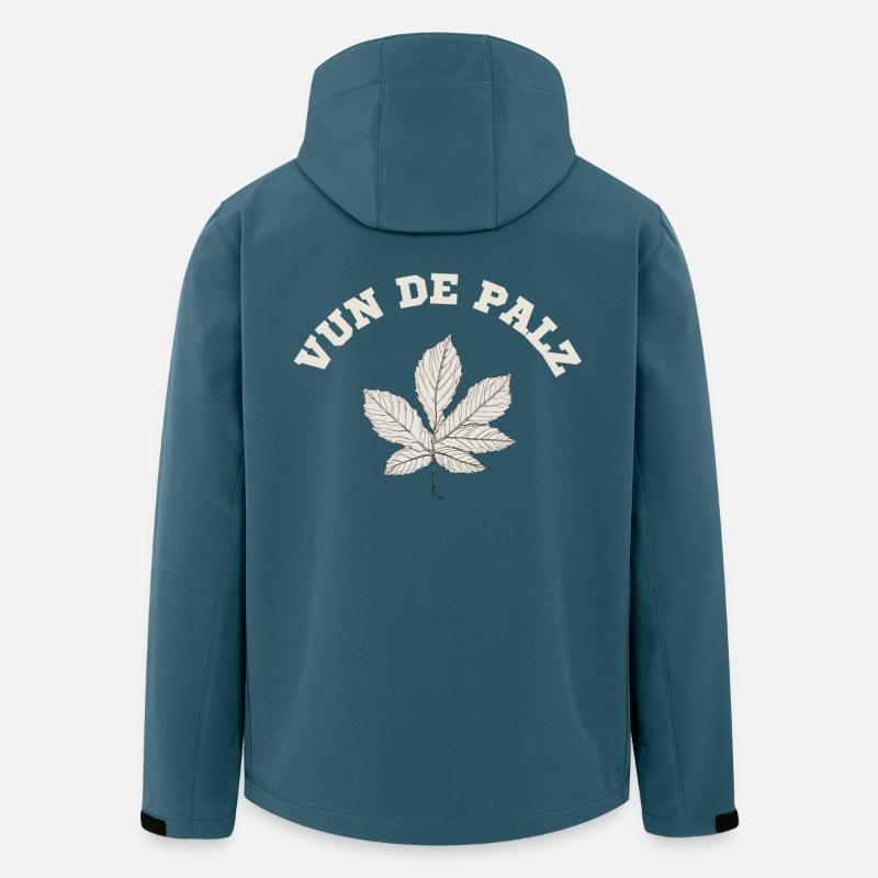 Keschde - Recycelte Männer Softshell-Jacke von Stanley/Stella - Dunkles Petrol