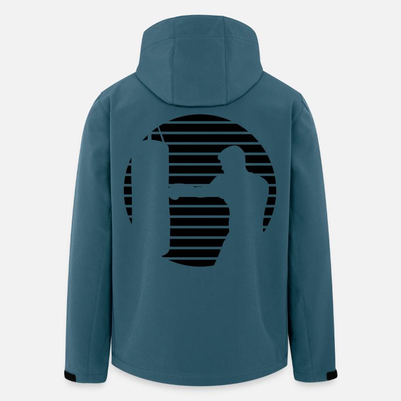 Boxer - Recycelte Männer Softshell-Jacke von Stanley/Stella - Dunkles Petrol