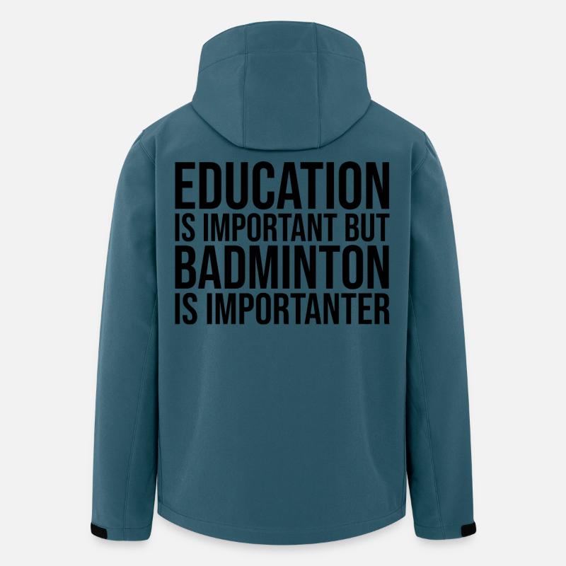 Badminton - Recycelte Männer Softshell-Jacke von Stanley/Stella - Dunkles Petrol