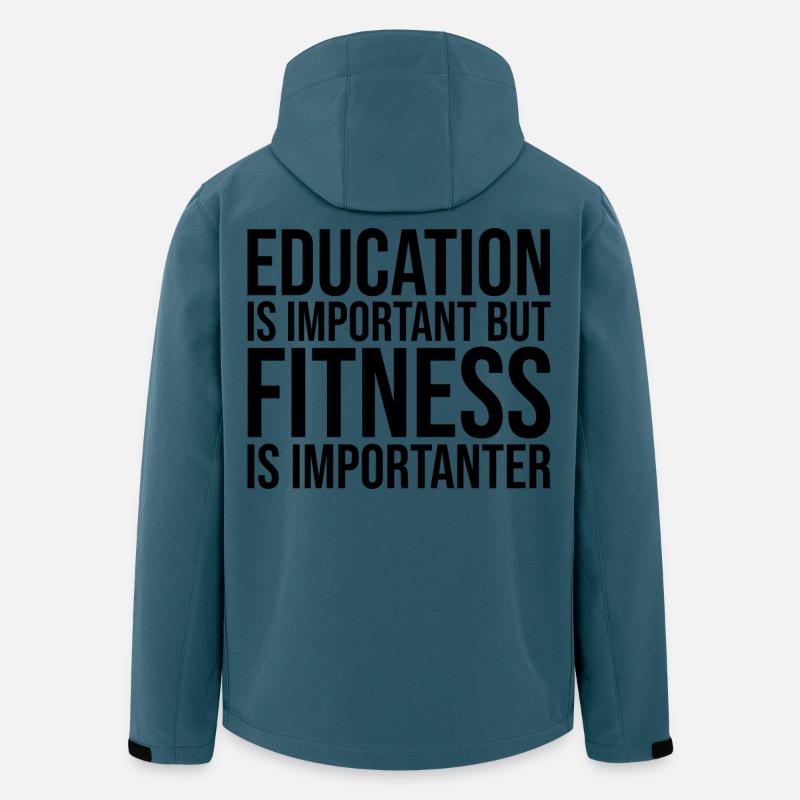 Fitness - Recycelte Männer Softshell-Jacke von Stanley/Stella - Dunkles Petrol