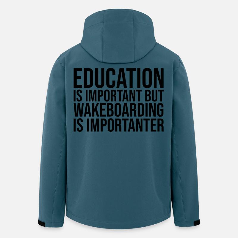 Wakeboard - Recycelte Männer Softshell-Jacke von Stanley/Stella - Dunkles Petrol