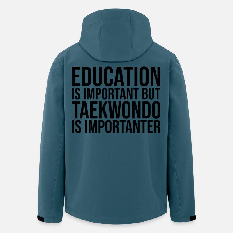 Taekwondo - Recycelte Männer Softshell-Jacke von Stanley/Stella - Dunkles Petrol
