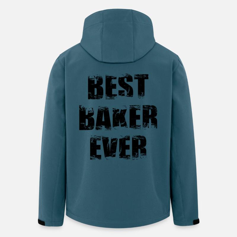 Bäcker - Recycelte Männer Softshell-Jacke von Stanley/Stella - Dunkles Petrol