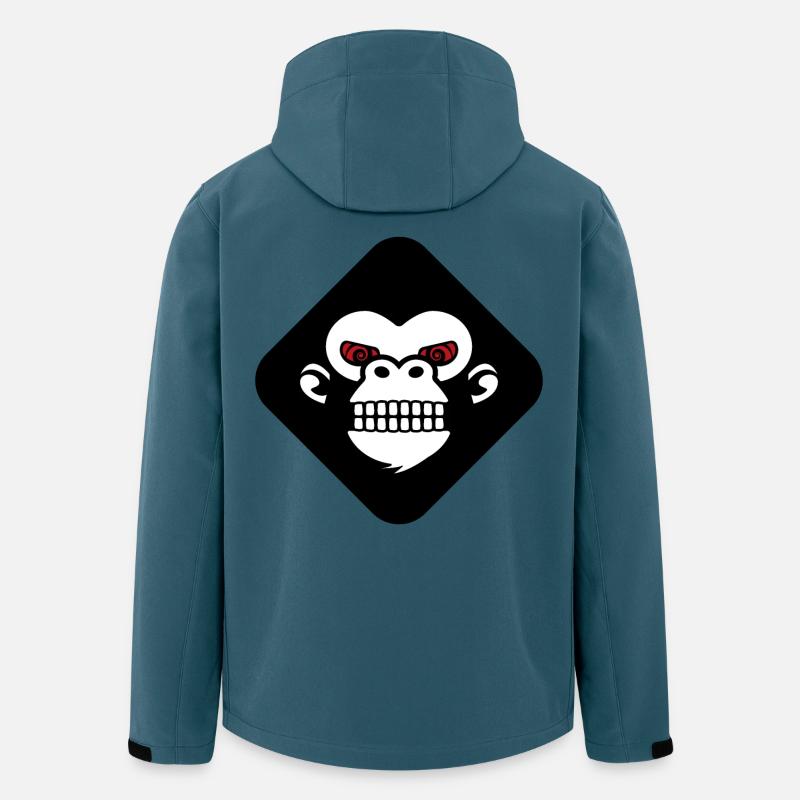 Gorilla teeth logo - Men’s Recycled Softshell Jacket by Stanley/Stella - stargazer