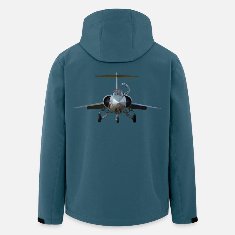 F-104 Starfighter - Recycelte Männer Softshell-Jacke von Stanley/Stella - Dunkles Petrol