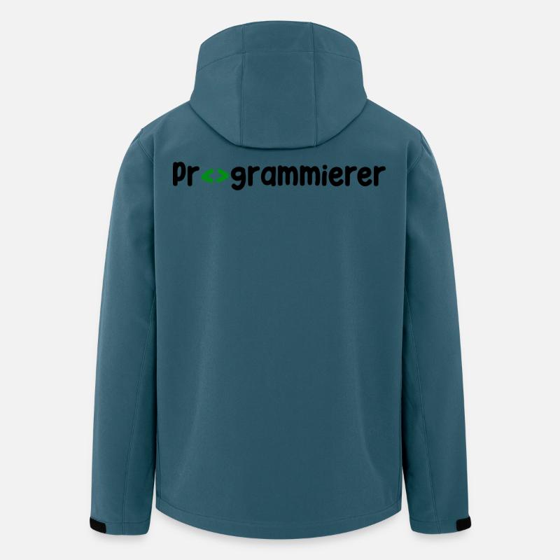 Programmierer Developer Webentwickler Skripting - Recycelte Männer Softshell-Jacke von Stanley/Stella - Dunkles Petrol