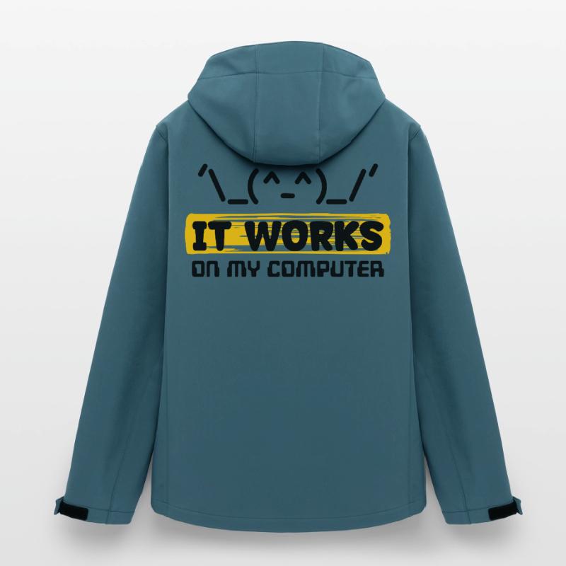 Déclaration du développeur Coden Scripting Computer Geek Veste softshell homme en polyester recyclé Stanley/Stella