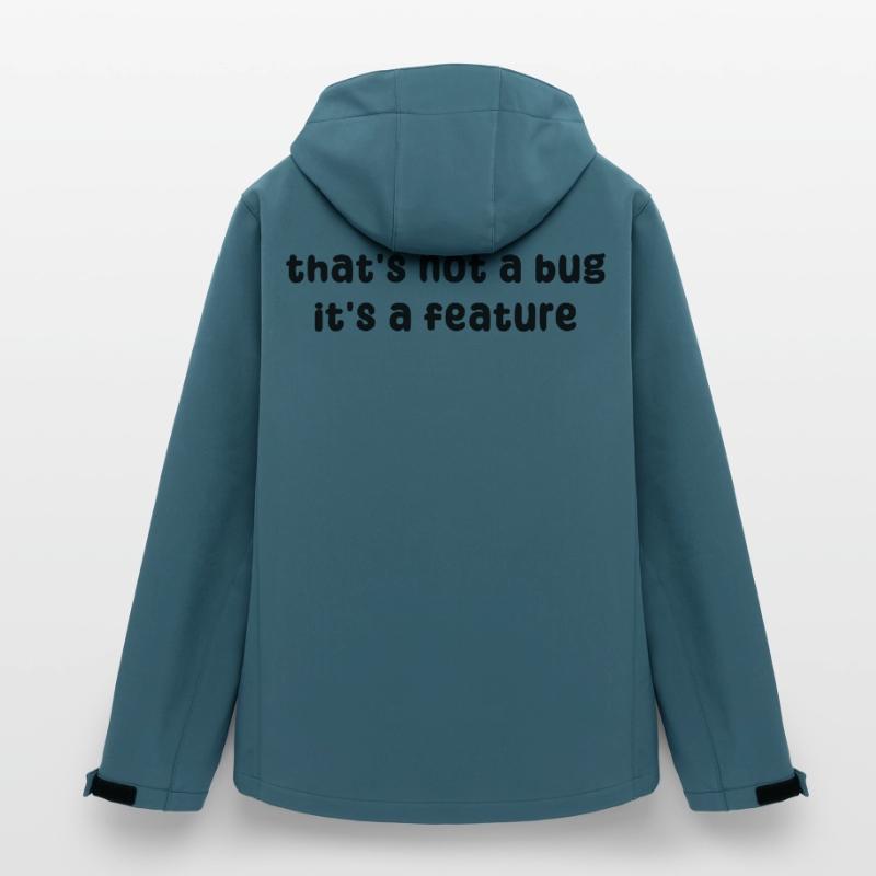 Développeur : Geek Bugs Code Computer Science Statement Veste softshell homme en polyester recyclé Stanley/Stella