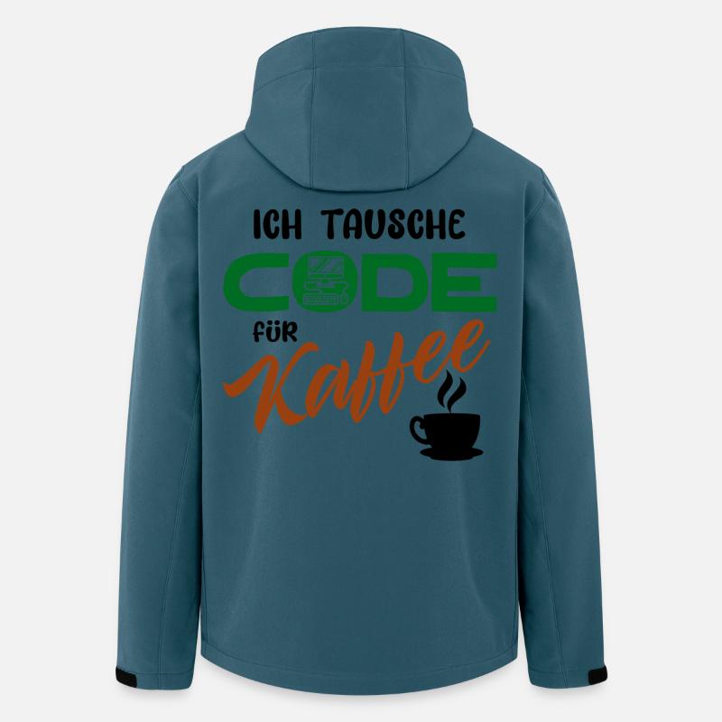 Programmierer Softwareentwickler Developer Code - Recycelte Männer Softshell-Jacke von Stanley/Stella - Dunkles Petrol