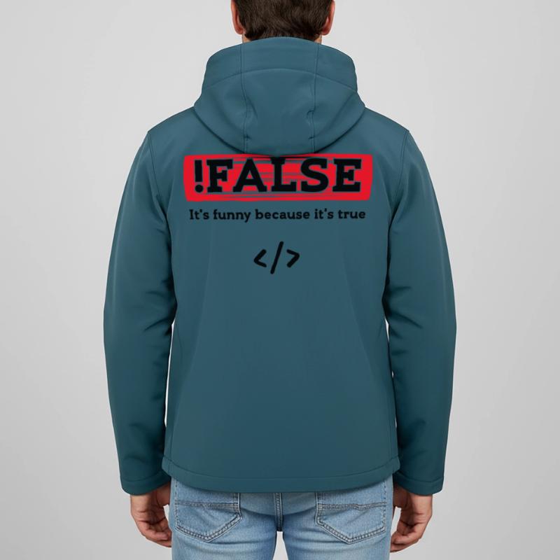 Code Debug Programmierer Developer Lustige Sprüche Recycelte Männer Softshell-Jacke von Stanley/Stella