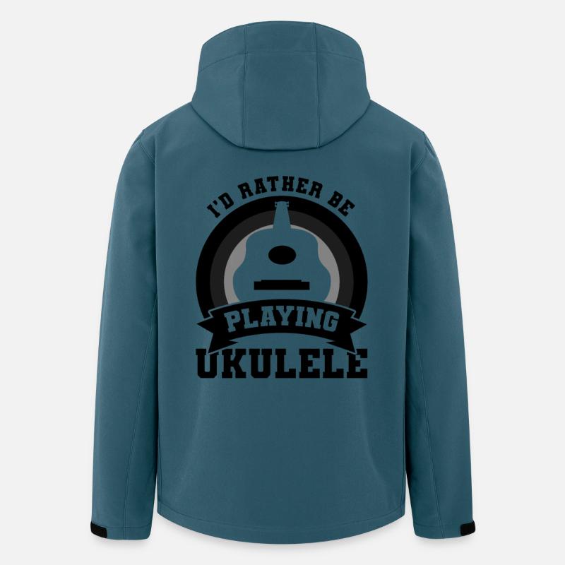 Ukulele Player Wit - Men’s Recycled Softshell Jacket by Stanley/Stella - stargazer
