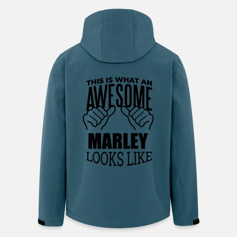 Marley - Recycelte Männer Softshell-Jacke von Stanley/Stella - Dunkles Petrol