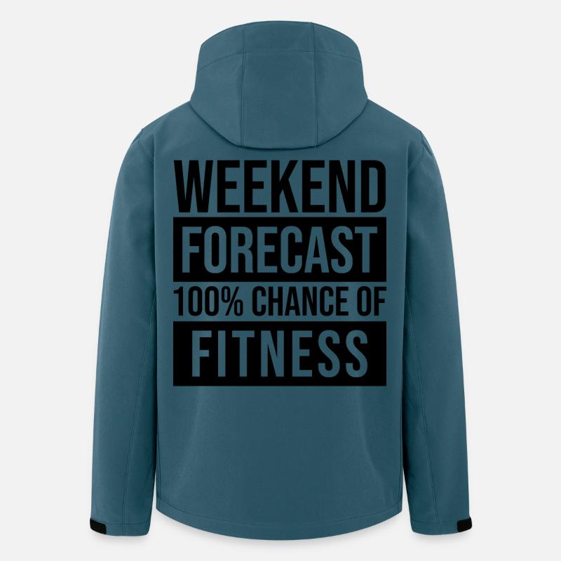 Fitness - Recycelte Männer Softshell-Jacke von Stanley/Stella - Dunkles Petrol