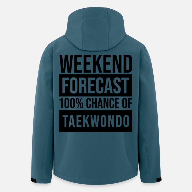 Taekwondo - Recycelte Männer Softshell-Jacke von Stanley/Stella - Dunkles Petrol