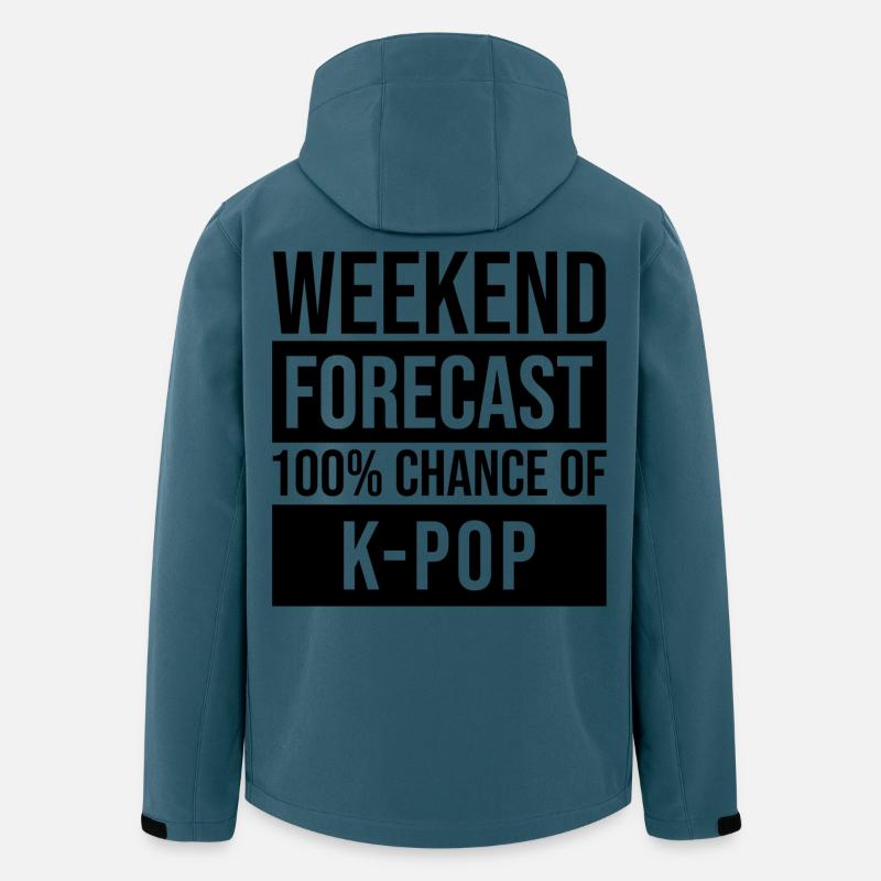 k pop - Recycelte Männer Softshell-Jacke von Stanley/Stella - Dunkles Petrol