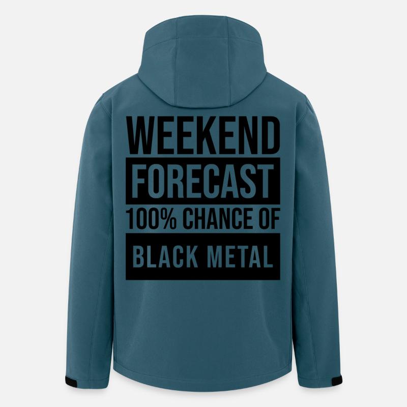 Black Metal - Recycelte Männer Softshell-Jacke von Stanley/Stella - Dunkles Petrol