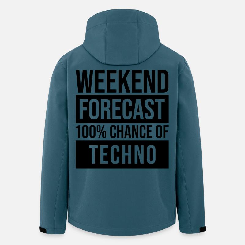 Techno - Recycelte Männer Softshell-Jacke von Stanley/Stella - Dunkles Petrol