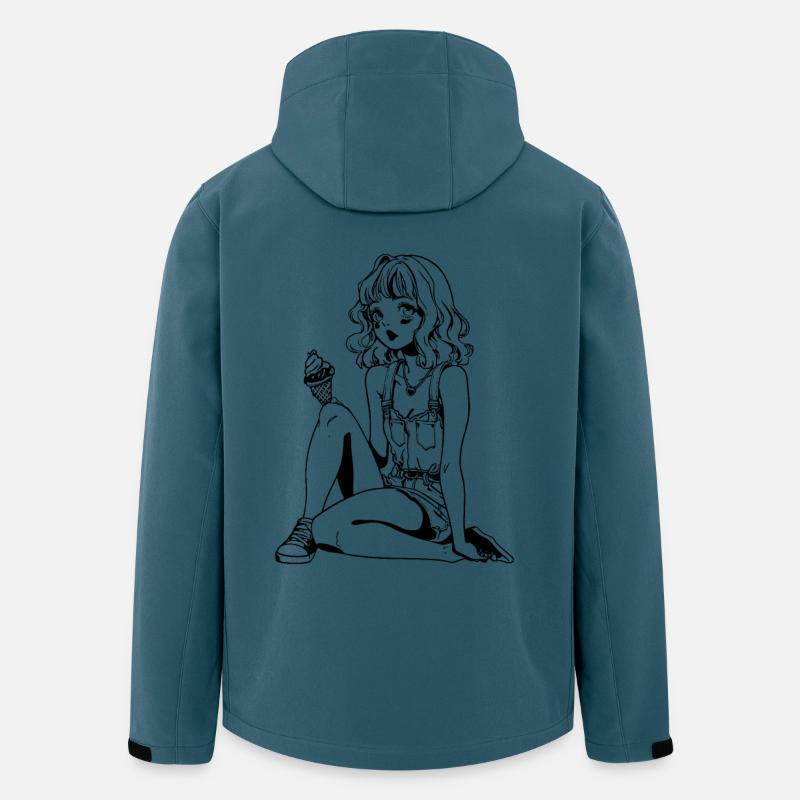 Eisliebhaberin - Recycelte Männer Softshell-Jacke von Stanley/Stella - Dunkles Petrol