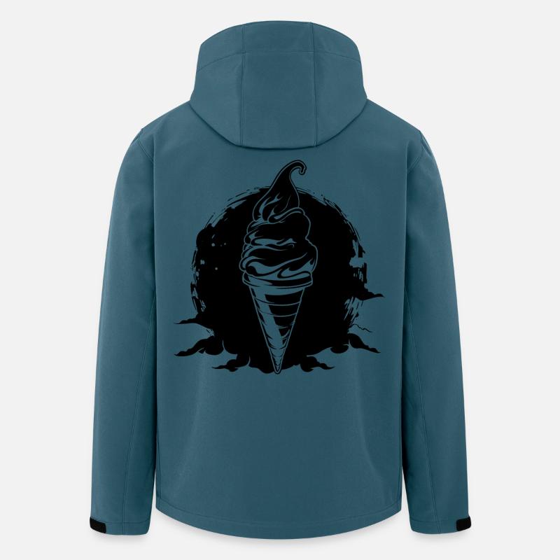 Eiscreme - Recycelte Männer Softshell-Jacke von Stanley/Stella - Dunkles Petrol