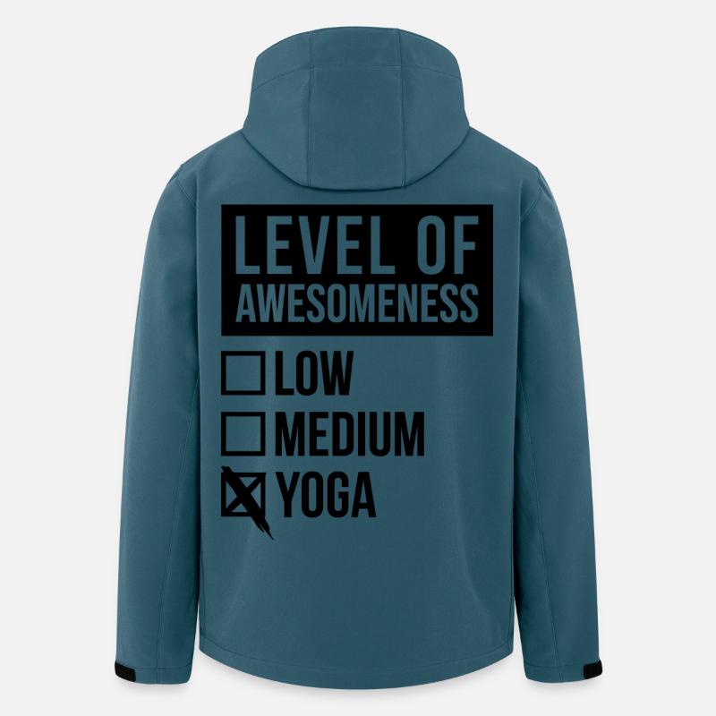 Joga - Recycelte Männer Softshell-Jacke von Stanley/Stella - Dunkles Petrol