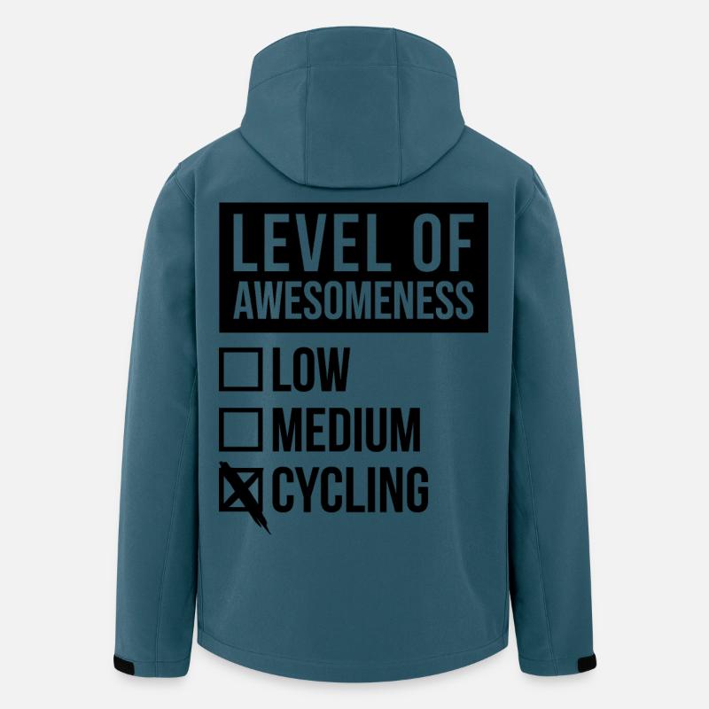 Radfahren - Recycelte Männer Softshell-Jacke Discoverer von Stanley/Stella - Dunkles Petrol