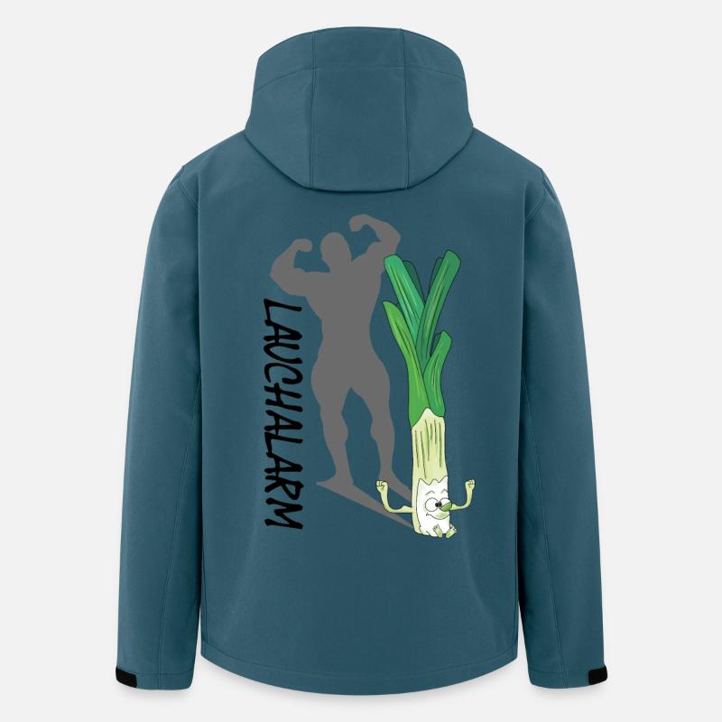 Lauchalarm: Stärker als du denkst! - Recycelte Männer Softshell-Jacke von Stanley/Stella - Dunkles Petrol