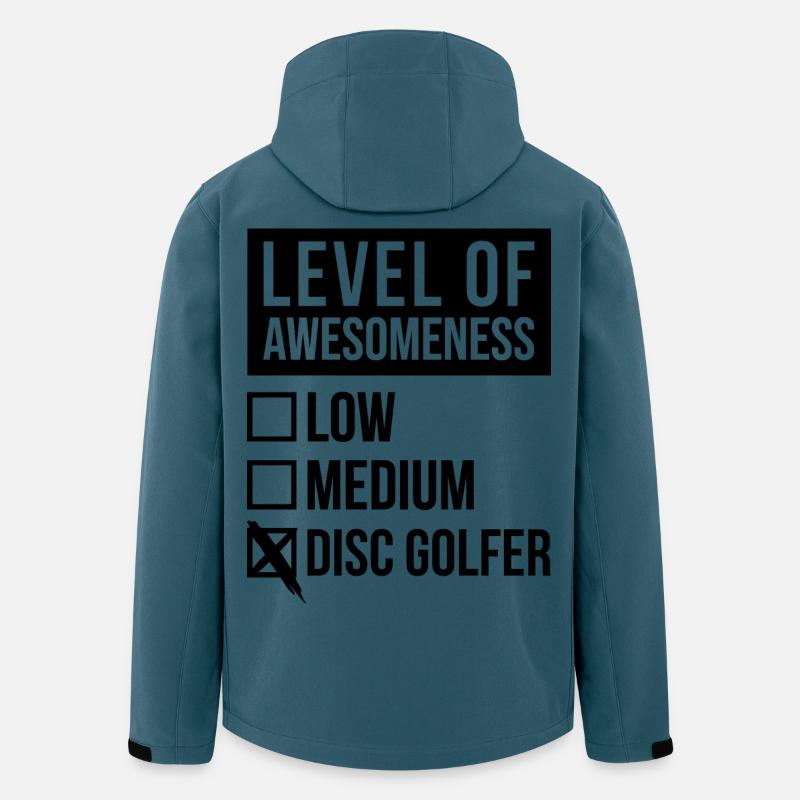 Disc Golf - Stanley/Stella herre softshelljakke i genanvendt polyester - mørk petrol