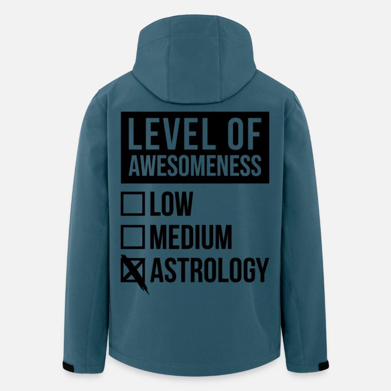 Astrologie - Recycelte Männer Softshell-Jacke Discoverer von Stanley/Stella - Dunkles Petrol