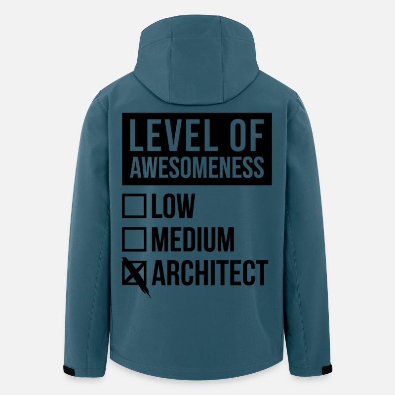 Architekt - Recycelte Männer Softshell-Jacke von Stanley/Stella - Dunkles Petrol