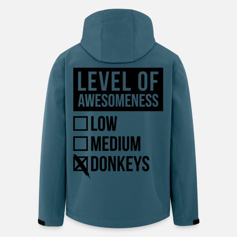 Esel - Recycelte Männer Softshell-Jacke von Stanley/Stella - Dunkles Petrol