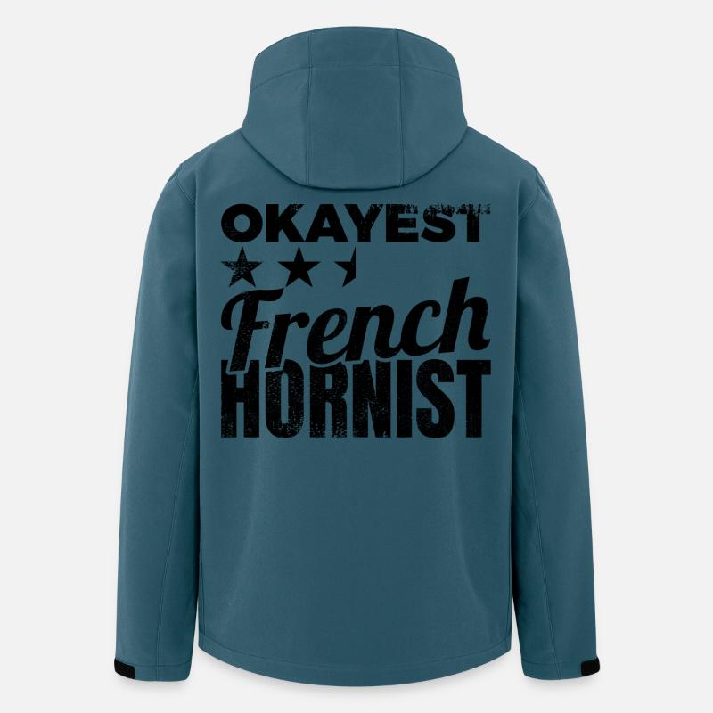 Okayest Waldhornist - Recycelte Männer Softshell-Jacke von Stanley/Stella - Dunkles Petrol