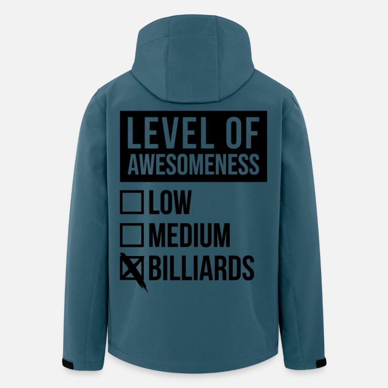 Billard - Recycelte Männer Softshell-Jacke von Stanley/Stella - Dunkles Petrol