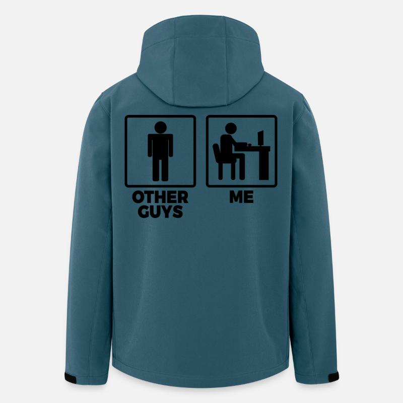 Other programmers and me - Men’s Recycled Softshell Jacket by Stanley/Stella - stargazer