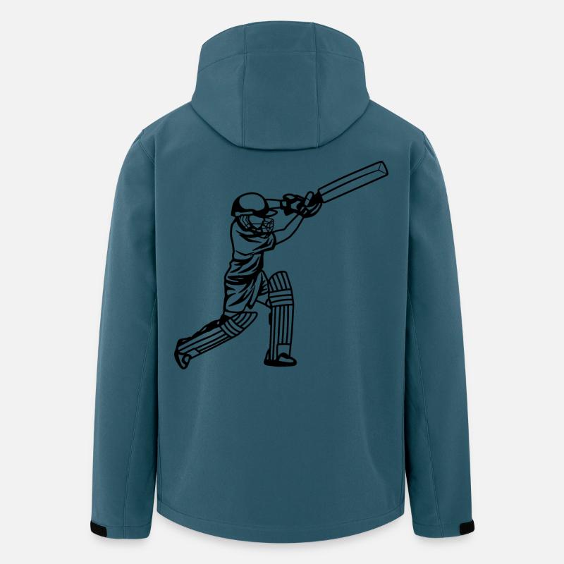 Cricket Junge - Recycelte Männer Softshell-Jacke von Stanley/Stella - Dunkles Petrol