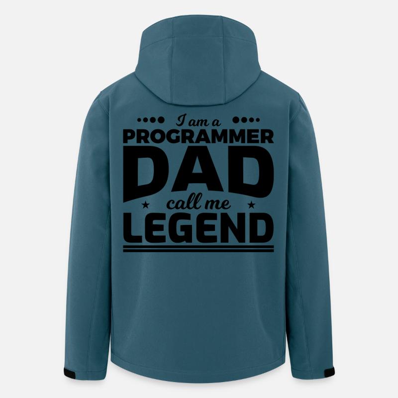 Programmer Father Calls Me Legend - Men’s Recycled Softshell Jacket by Stanley/Stella - stargazer