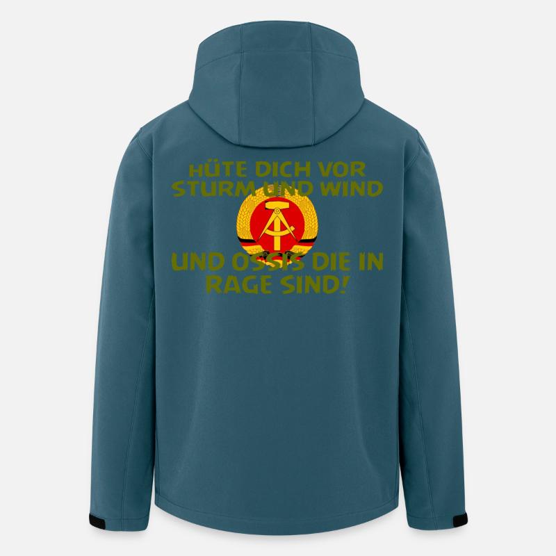 SSW27 OSSIS IN RAGE - Recycelte Männer Softshell-Jacke von Stanley/Stella - Dunkles Petrol