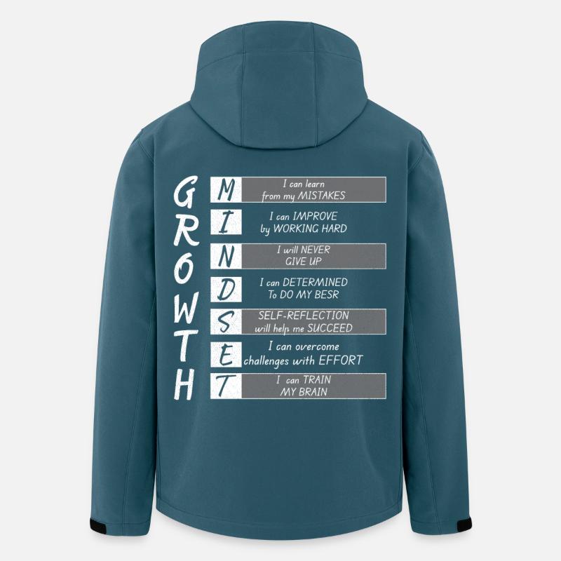 WACHSTUM MINIMUM - Recycelte Männer Softshell-Jacke von Stanley/Stella - Dunkles Petrol