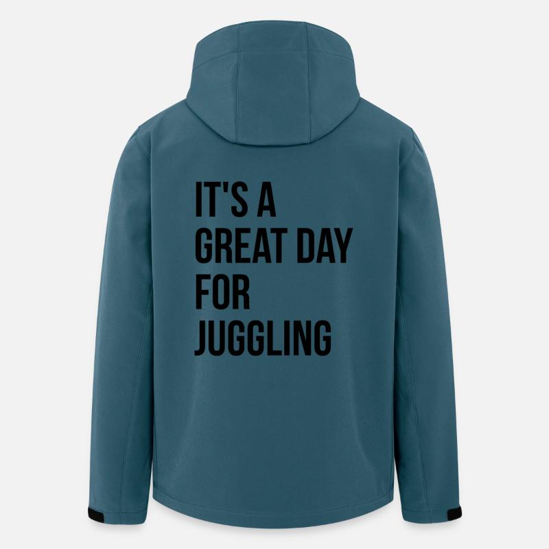 Jonglage - Recycelte Männer Softshell-Jacke von Stanley/Stella - Dunkles Petrol