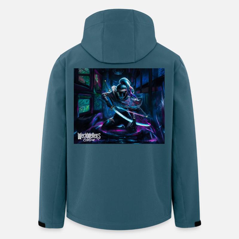 Graffiti Anime Samurai - Men’s Recycled Softshell Jacket by Stanley/Stella - stargazer