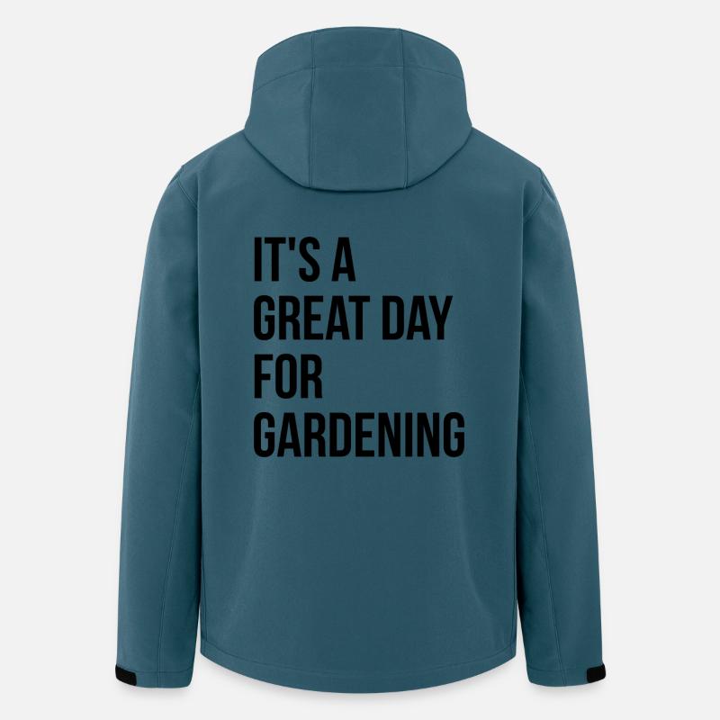 Gartenarbeit - Recycelte Männer Softshell-Jacke von Stanley/Stella - Dunkles Petrol