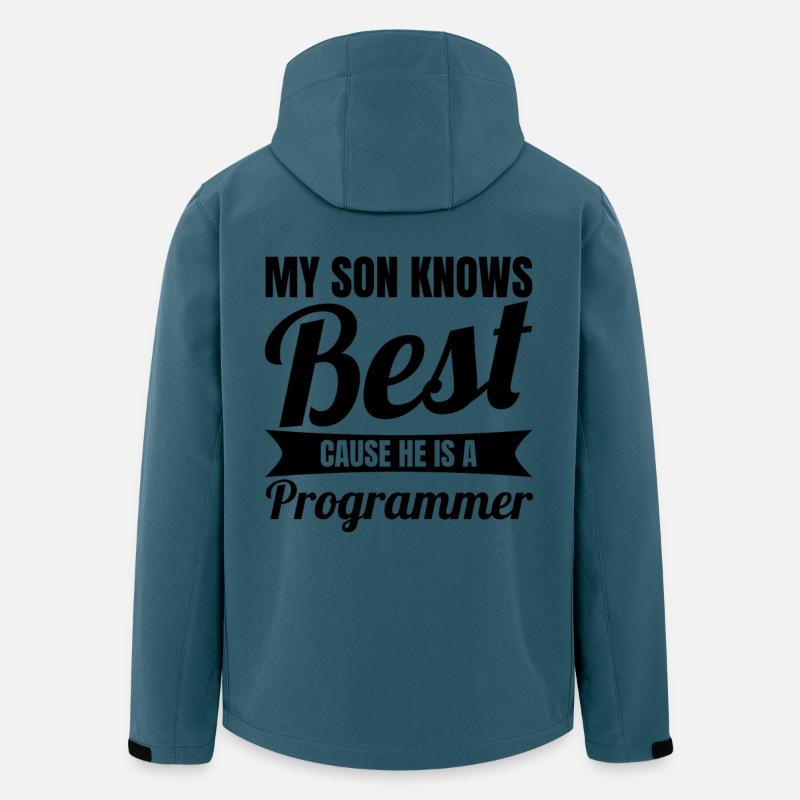 Programmer Son - Men’s Recycled Softshell Jacket by Stanley/Stella - stargazer