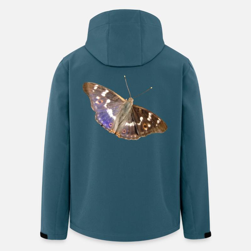 Kleiner Schillerfalter - Recycelte Männer Softshell-Jacke von Stanley/Stella - Dunkles Petrol