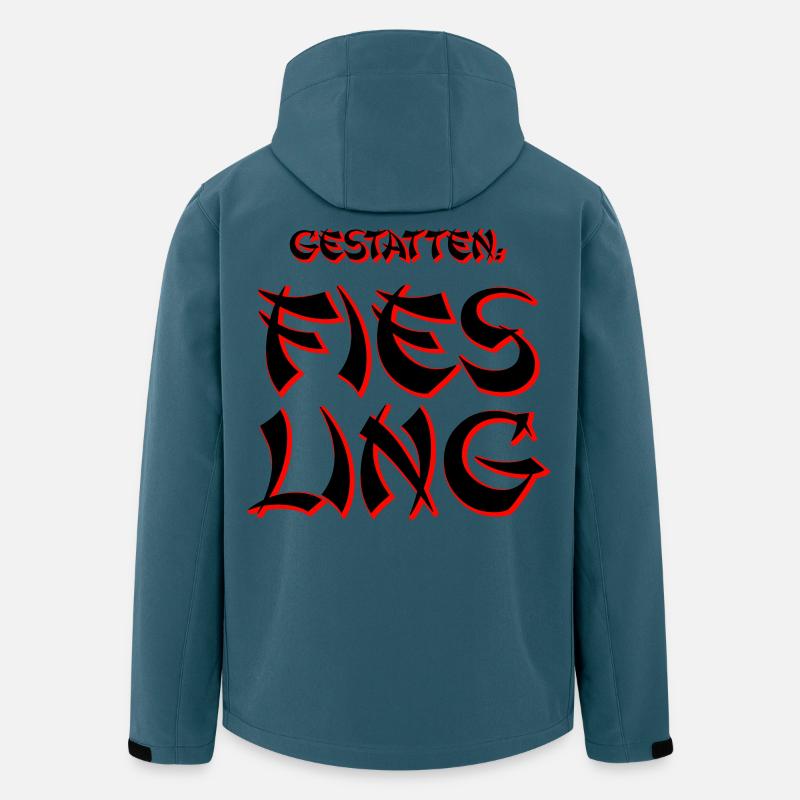 Fies Ling - Recycelte Männer Softshell-Jacke von Stanley/Stella - Dunkles Petrol