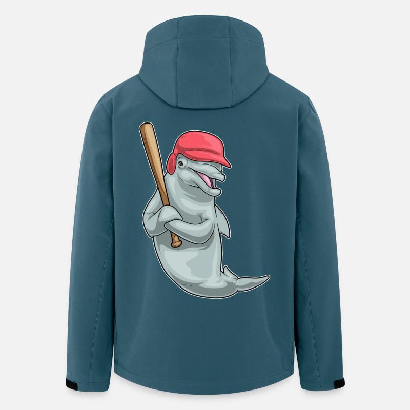 Dolphin Baseball Baseball Bat - Men’s Recycled Softshell Jacket by Stanley/Stella - stargazer
